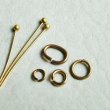 画像2: 10pcs brass 6mm jump ring (2)