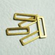 画像1: 2pcs brass rectangle connector (1)