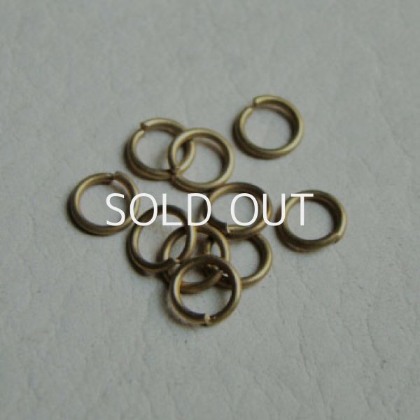 画像1: 10pcs brass 6mm jump ring (1)