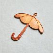 画像2: copper "Umbrella" charm (2)