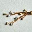 画像2: brass / crystal "Tassel" pierce finding (2)