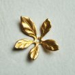 画像2: brass 5-petal leaf stamping (2)