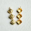 画像1: 6mm SQ triple setting charm (1)