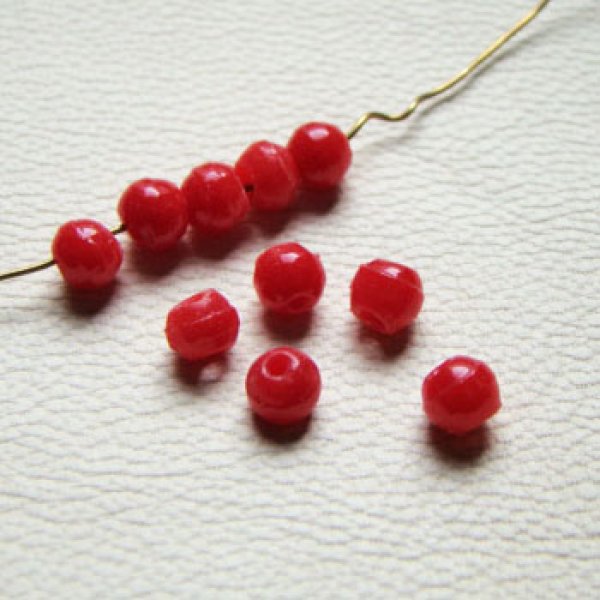 画像1: 5pcs 5mm "Cranberry" (1)