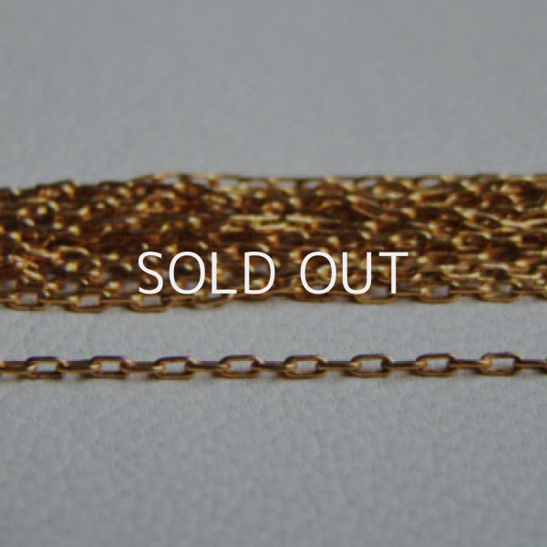 画像1: brass 3×1mm cable chain (1)