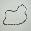 画像2: 45cm brass & rice pearl chain nacklace (2)