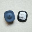 画像1: 16×14 "black / white" Warrior cabochon (1)