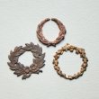 画像3: 30×27 brass leaf wreath stamping (3)