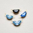 画像2: 4pcs 10×5 Half Moon  "Light Sapphire" (2)