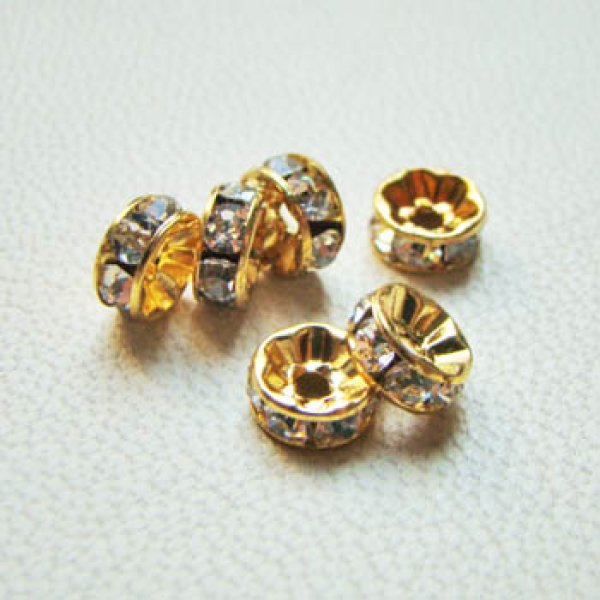 画像1: GP 8mm rondelle "Crystal"  (1)