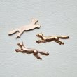 画像1: copper  "Running Fox" stamping (1)