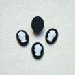 画像1: 8×6 "Black / White" Lady cameo (1)