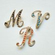 画像1: GP Letter Brooch Finding (1)