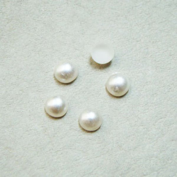 画像1: 6pcs 20SS off-white pearl cabochon (1)