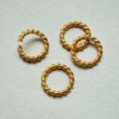 画像1: brass 15mm twisted ring (1)