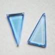 画像1: 26×13.5mm triangle "Tranparent Blue" (1)