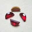 画像1: 2pcs 12×6 Half Moon  "Ruby" (1)