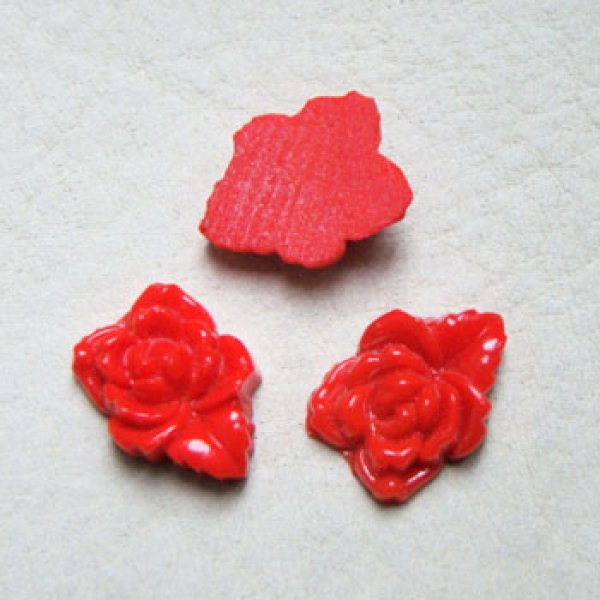 画像1: 16×12 Red Rose beads (1)