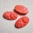 画像1: 24×14 oval Coral Rose cabochon (1)