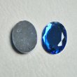 画像1: 25×18 oval  acrylic cabochon "Sapphire" (1)