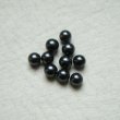 画像1: 10pcs 4mm No-hole pearl "Black" (1)