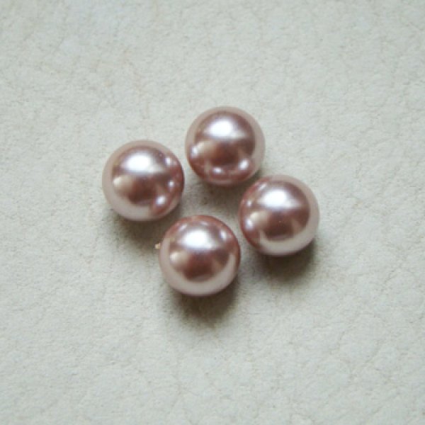 画像1: 4pcs 8mm No-hole pearl "Lavender" (1)