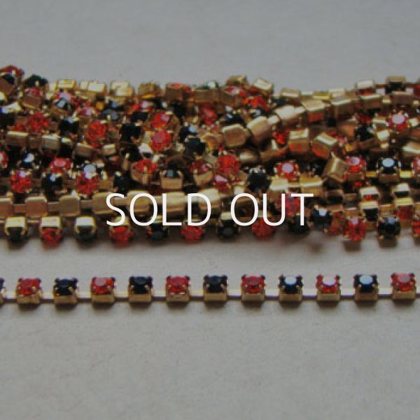 画像1: VSW 24pp "Jet／Hyacinth" rhinestone chain (1)