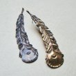 画像2: AB Peacock feather pierce finding (2)