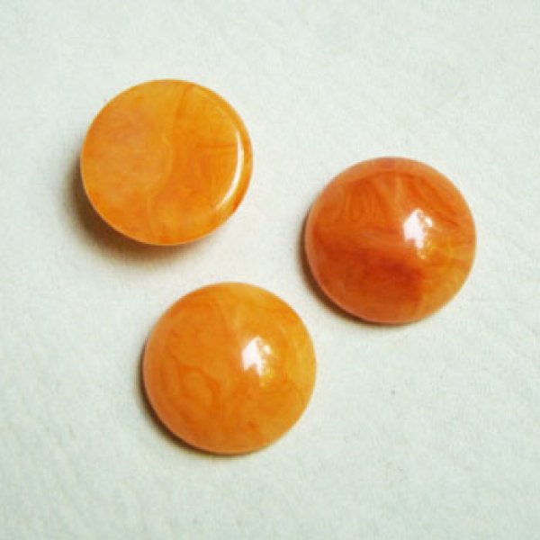 画像1: 20mm butterscotch plastic cabochon (1)