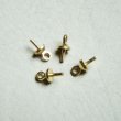 画像1: 5pcs brass screw eye (1)