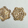 画像2: 27.5mm brass detailed filigree (2)