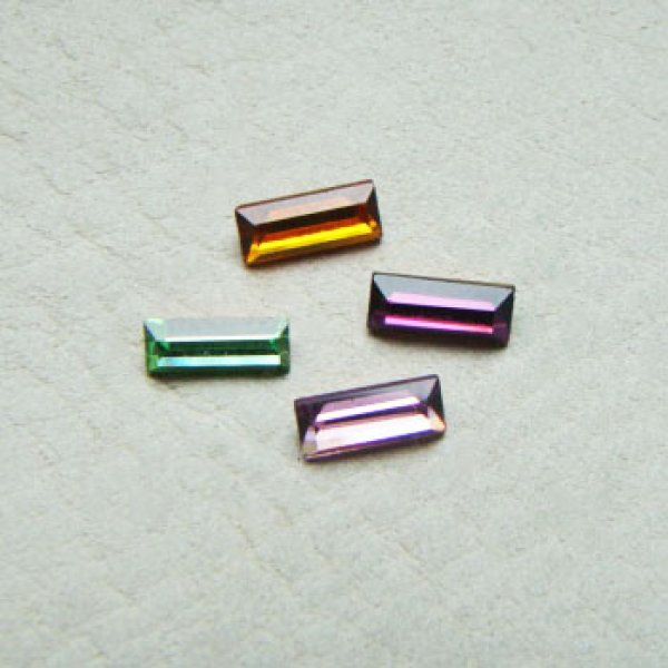 画像1: 10pcs VSW 7×3 baguette rhinestone (1)