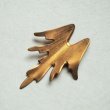 画像2: brass 42x32 textured leaf stamping (2)