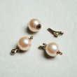 画像1: 8mm Pale Pink pearl clasp (1)