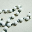 画像2: 6mm White beads link chain (2)