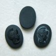 画像3: 25x18 OV Matte Black warrior cameo (3)