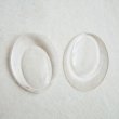 画像1: 40x30 OV plastic cabochon "Clear" (1)