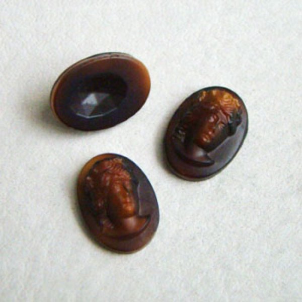 画像1: 18x13 3D cameo "Frost Brown" (1)