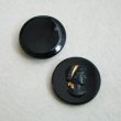 画像1: 25mm Black gold ribbon cameo (1)