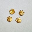 画像1: 2pcs brass tiny cat face charm (1)