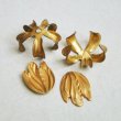 画像2: brass flower & leaf "A" set  (2)