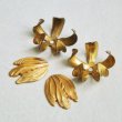 画像1: brass flower & leaf "A" set  (1)