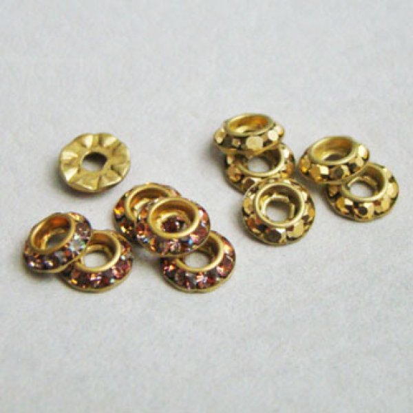 画像1: SW 8mm rhinestone finding (1)