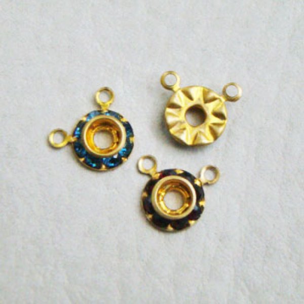 画像1: SW 8mm rhinestone 2R connector (1)