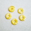 画像1: Yellow 9mm flower beads (1)