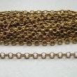 画像1: brass 5mm round link chain (1)