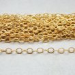 画像1: 5.8x4 brass textured chain (1)