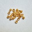 画像1: 10pcs brass 3〜3.5mm swirl beads (1)