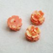 画像4: Coral Pink celluloid rose cabochon (4)