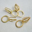 画像3: brass 6-claw adjustable ring finding (3)